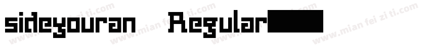 sideyouran Regular字体转换